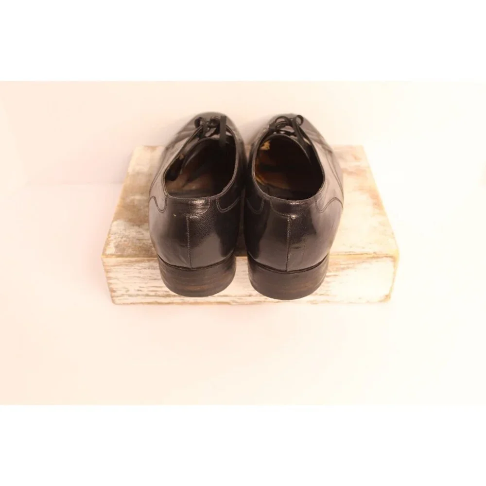 Florsheim Dress Shoes Men's 9D Black Leather Classic‎ Lace Up Modern Y2K #23614